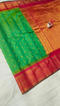 Gadwal pure pattu Butta with blouse sarees 041025