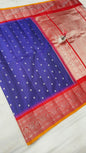 Gadwal pure pattu Butta with blouse sarees 041025