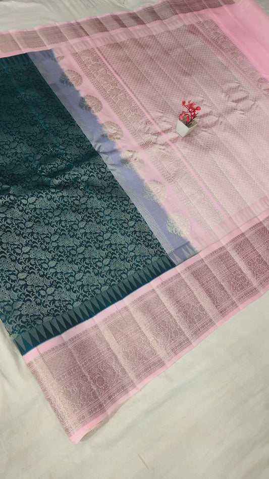 gadwal pure pattu vintage broket sarees