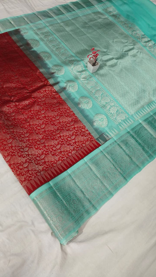 gadwal pure pattu vintage broket sarees
