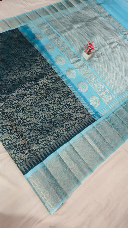 gadwal pure pattu vintage broket sarees
