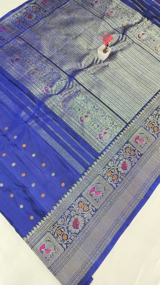 Gadwal pure pattu turning boder HL W/B