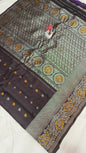 Gadwal pure pattu turning boder HL W/B