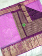 Gadwal Semi Pattu Boder Meena Butta with Blouse Sarees 011125