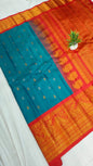 Gadwal pure pattu Butta kanchi Border  with Blouse kuttu H/L  sarees 251025