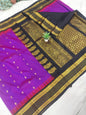 Gadwal mixed silk small boder with blouse sares 141125