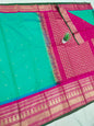 Gadwal mixed Silk Kanchi Boder with Blouse sarees 050325 S1