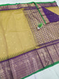 Gadwal mixed Silk Kanchi Boder with Blouse sarees 050325 S1