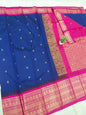 Gadwal mixed Silk Kanchi Boder with Blouse sarees 050325 S1