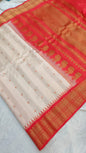 Gadwal Pure Pattu Rich pallu Butta With Blouse sarees 190325 S1