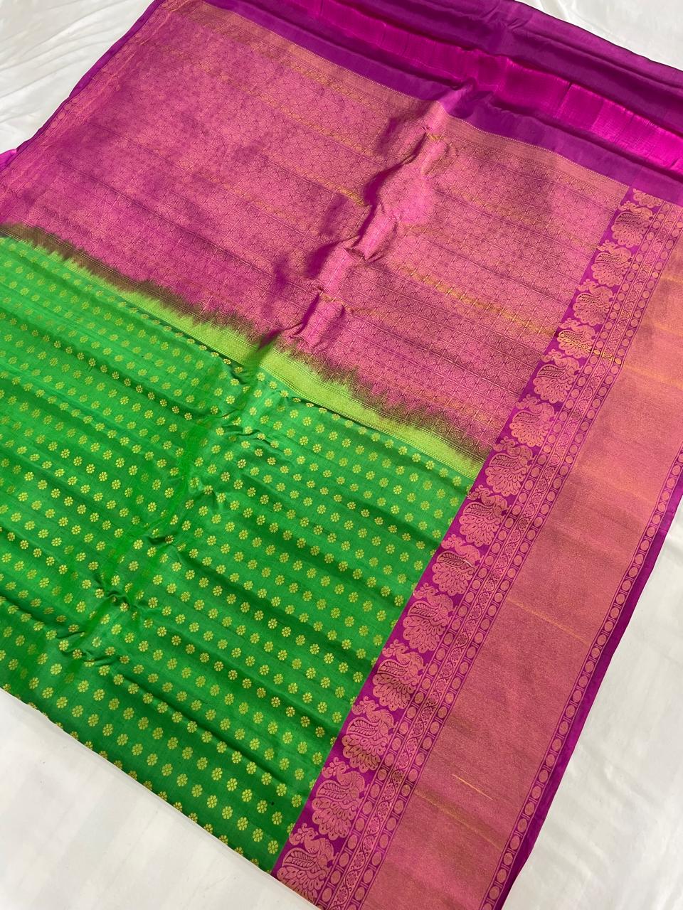 Gadwal pure pattu broket Sarees 08-08-2024