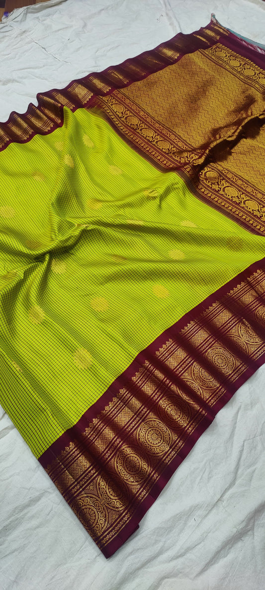 gadwalhandloompure silk kuttu border-41