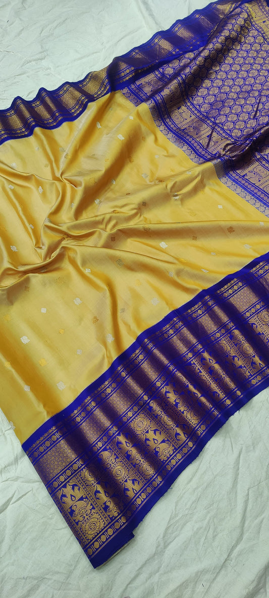 gadwalhandloompure silk kuttu border-43