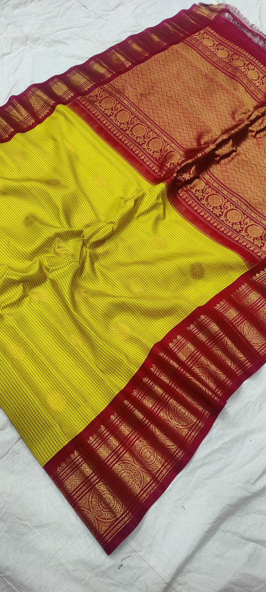 gadwalhandloompure silk kuttu border-53