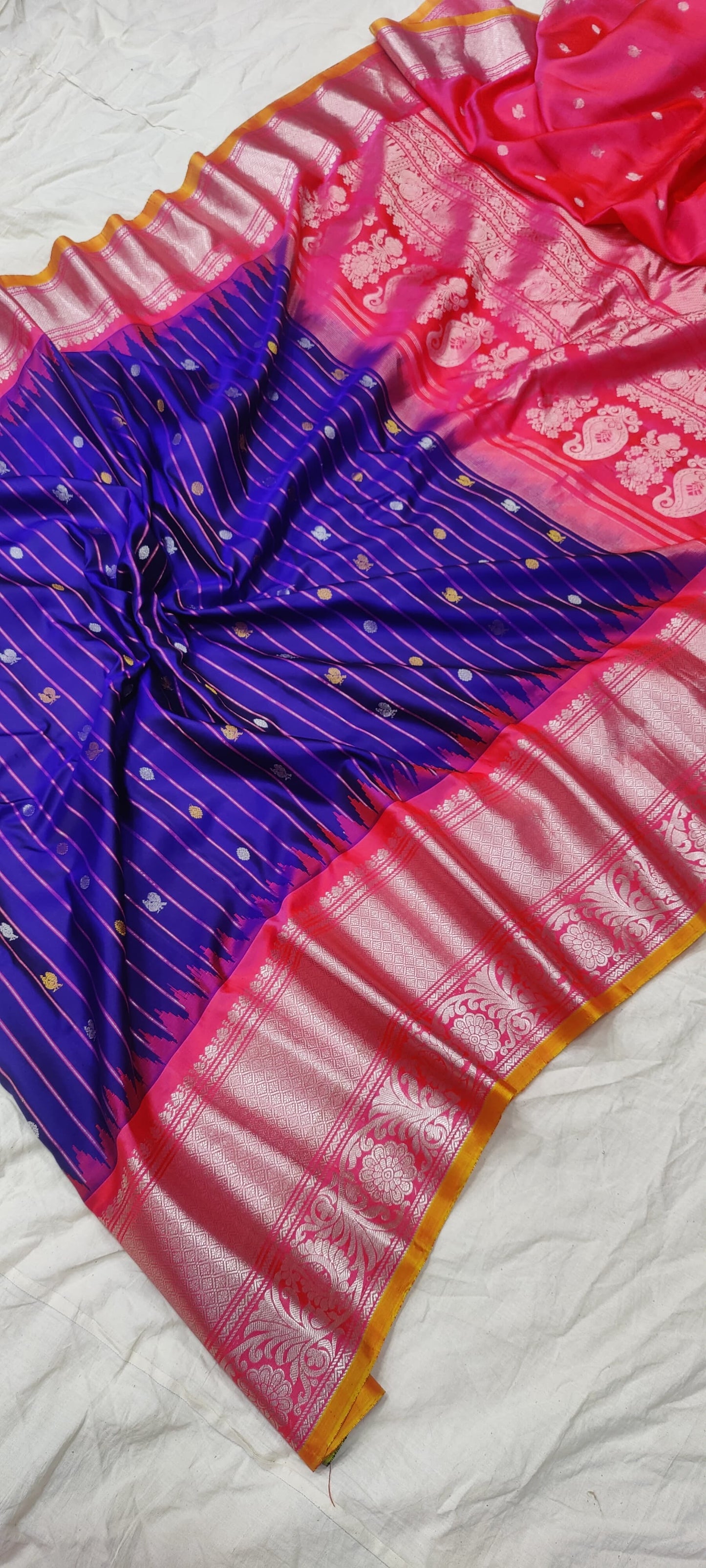 gadwalhandloompure silk kuttu border-57