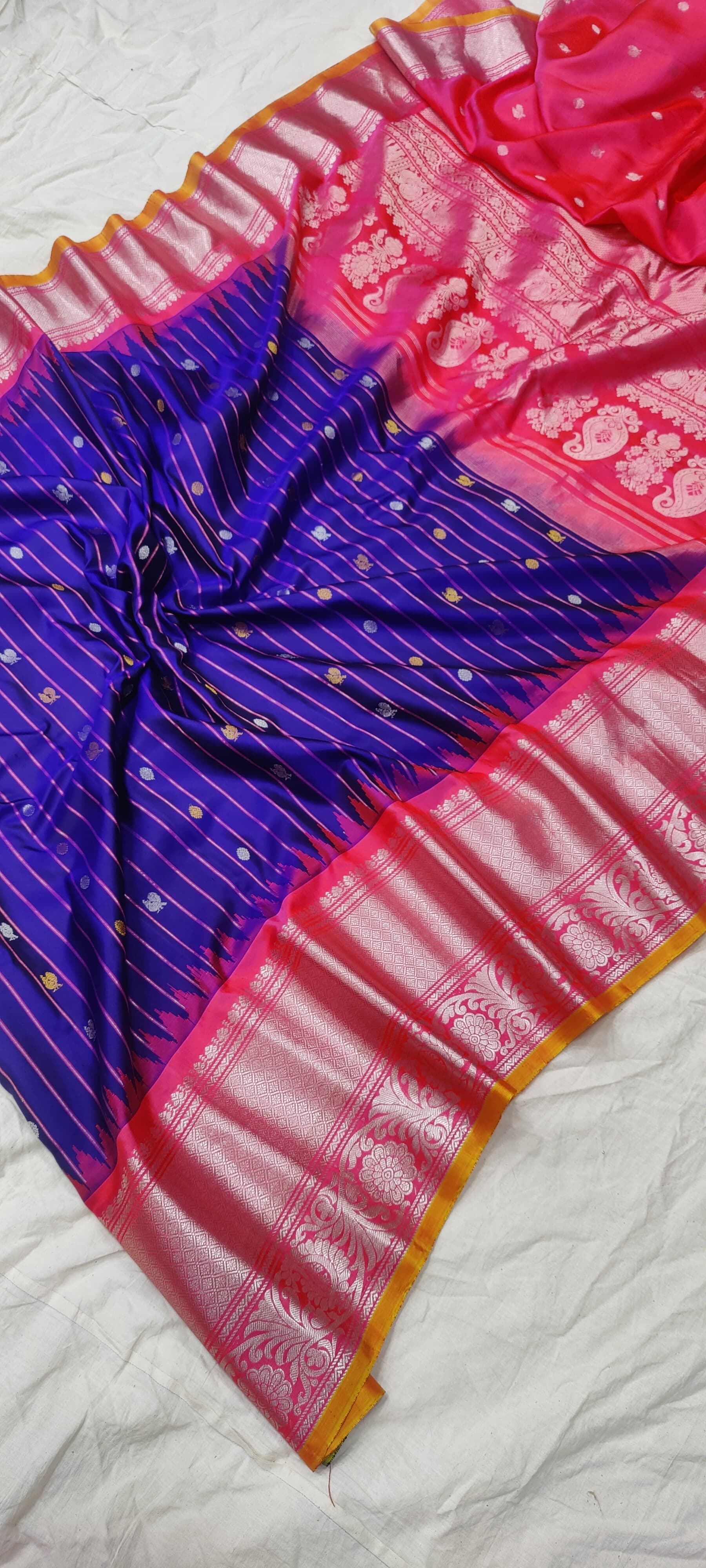 gadwalhandloompure silk kuttu border-57