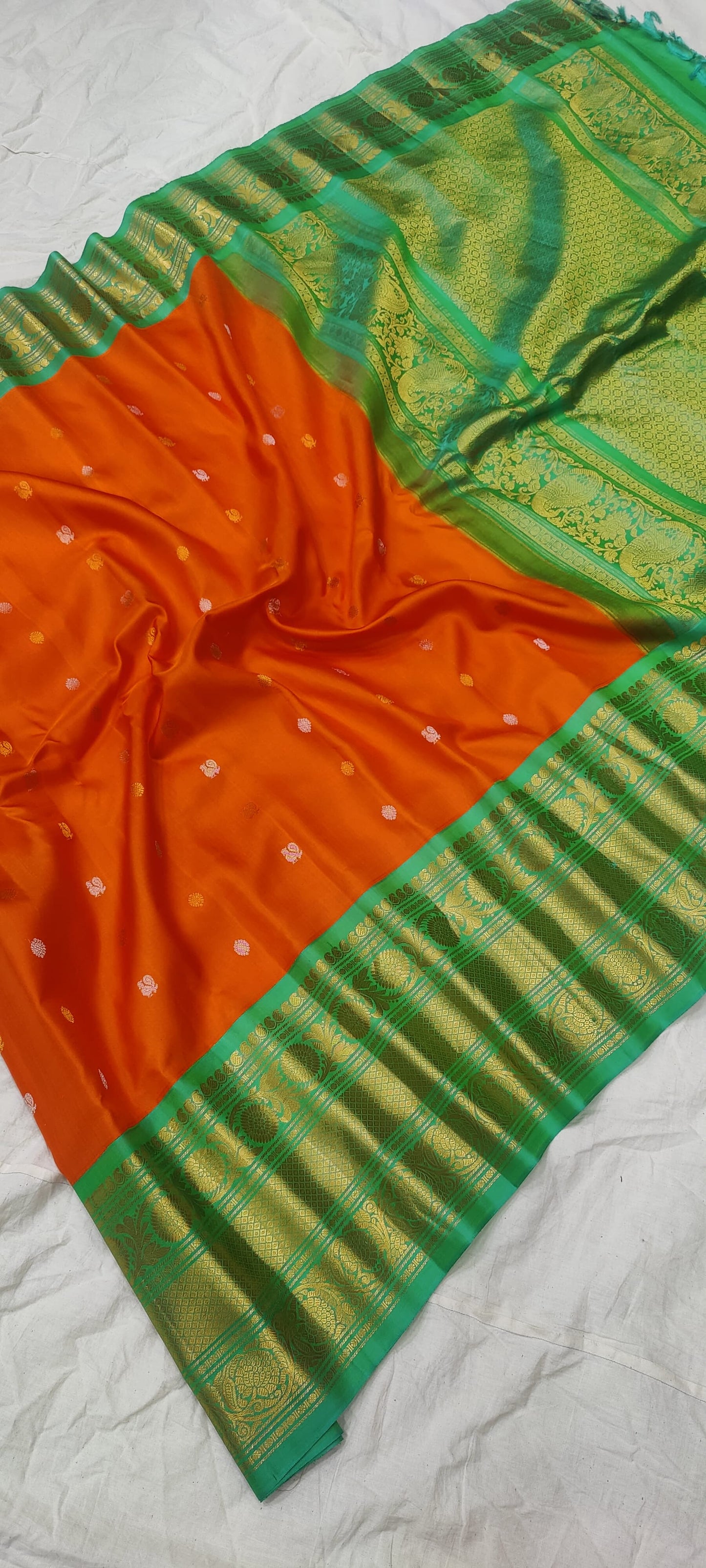 gadwalhandloompure silk kuttu border-61