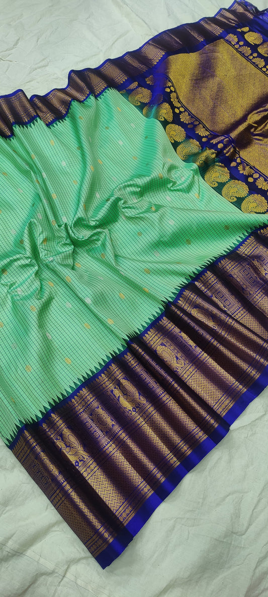 gadwalhandloompure silk kuttu border-62