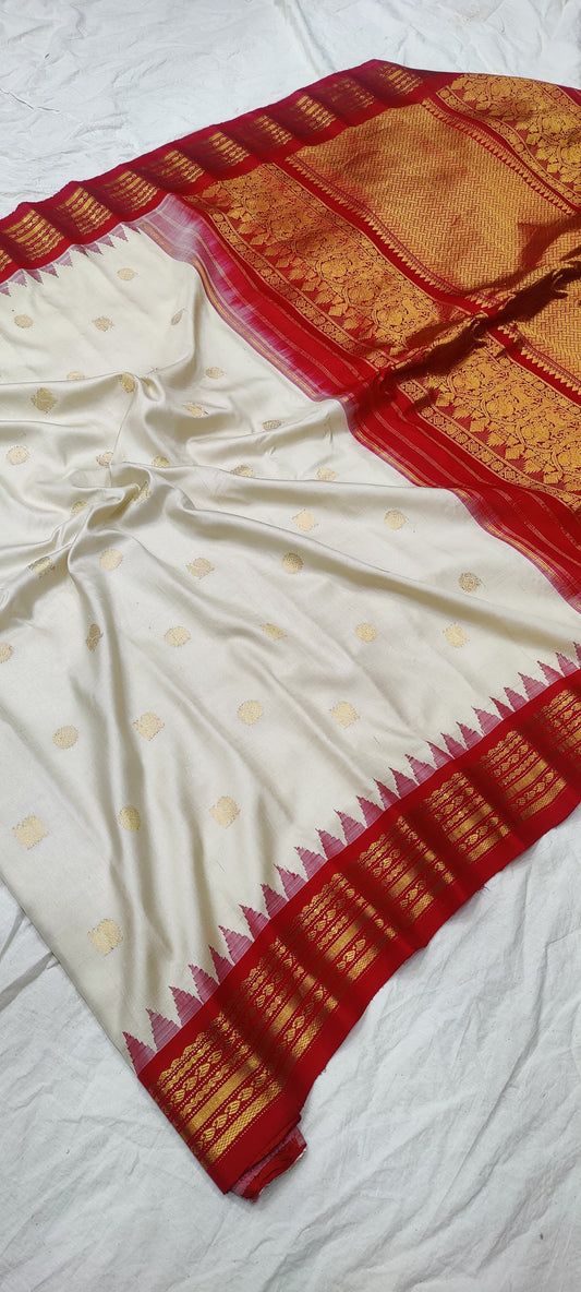 gadwalhandloompure silk tradtional border-19