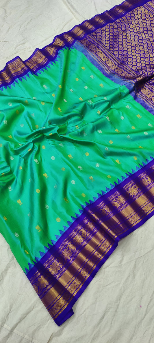 gadwalhandloompure silk tradtional border-2