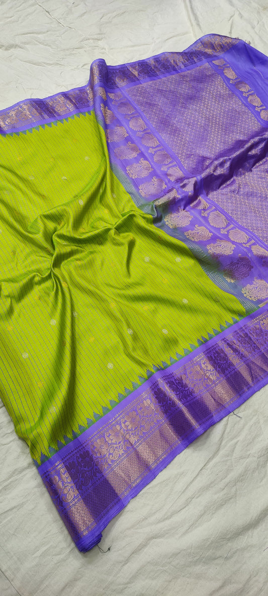 gadwalhandloompure silk tradtional border-8